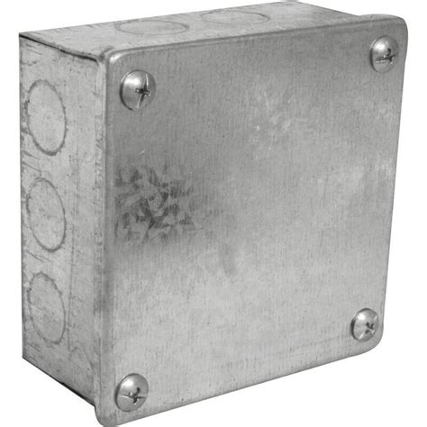 black square box metal|metal pull box 4x4x2.